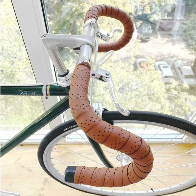 Páska Na Riadidlá Mtb Cestného Bicykla Z Pu Kože