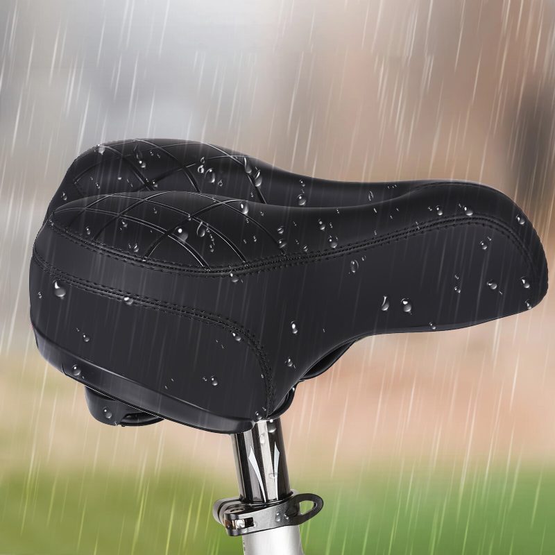 Podsedák Bicykla Oversized Pohodlné Univerzálne Sedlo Na Bicykel Tlmiace Nárazy S Ochranným Krytom Kľúča