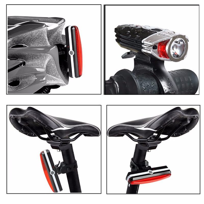 Sada Bicyklových Svetiel Ultra Jasné 3 Režimy Predné Svetlomety 5 Režimov Led Zadné Svetlo Usb Nabíjateľné Pre Elektrický Skúter Motocykel