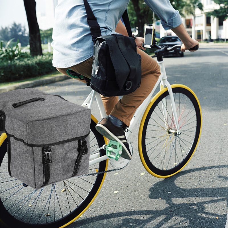 Taška Na Bicykel Bikight Vodotesná Veľkokapacitná Na Na Zadný Nosič Sedlo Na Batožinu Vonkajšia Cyklistika