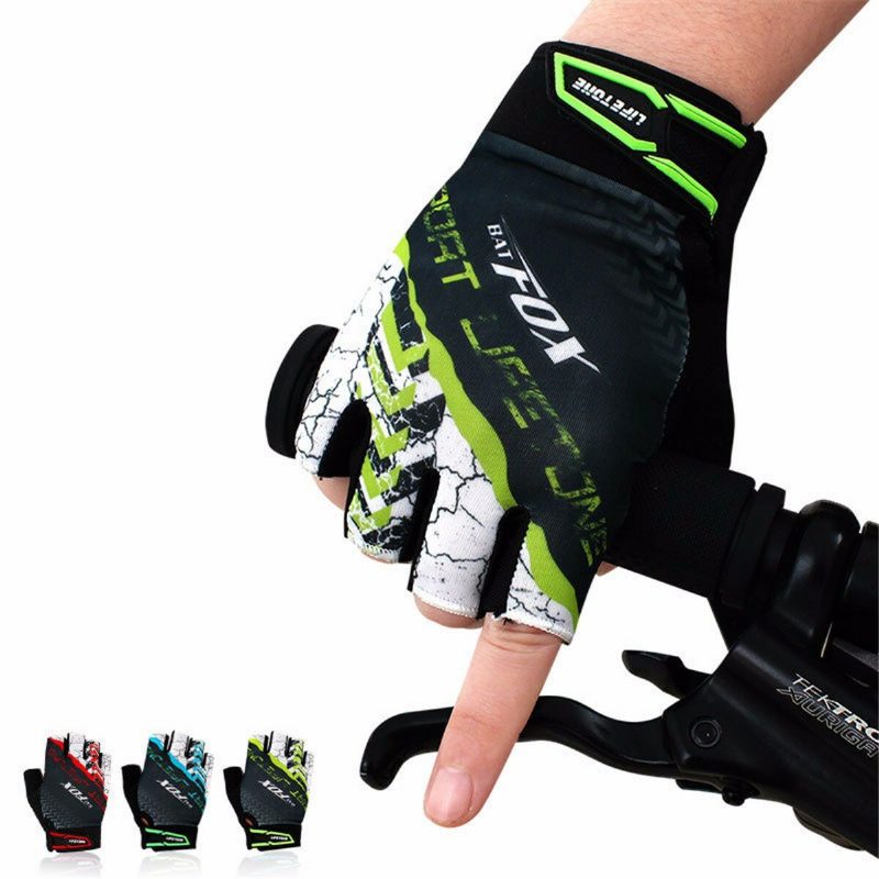Unisex Mtb Cyklistické Rukavice Priedušné Nárazuvzdorné Polprstové Pre Lezenie Šport Outdoor Protect