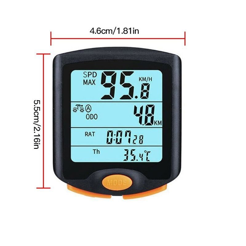 Vodotesný Káblový Tachometer Na Bicykel
