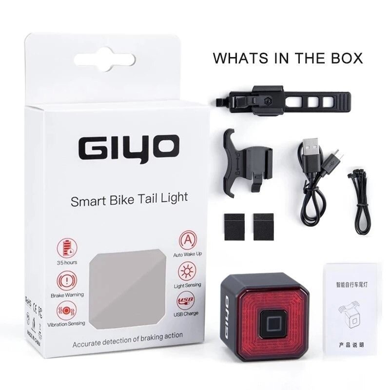 Zadné Brzdové Svetlo Usb Nabíjateľná Cyklistická Lampa