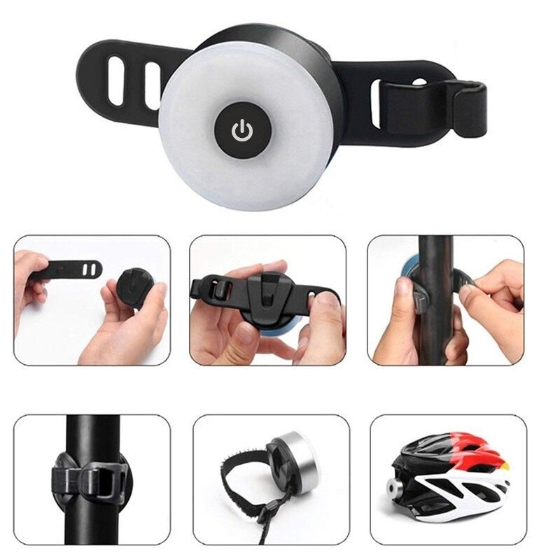 Zadné Svetlo Na Bicykel Usb Dobíjacie Na